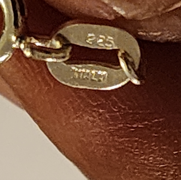 Silver necklace Oval Amethyst Triple Drop Pendant Necklace in Sterling Silver, c - Picture 7 of 13